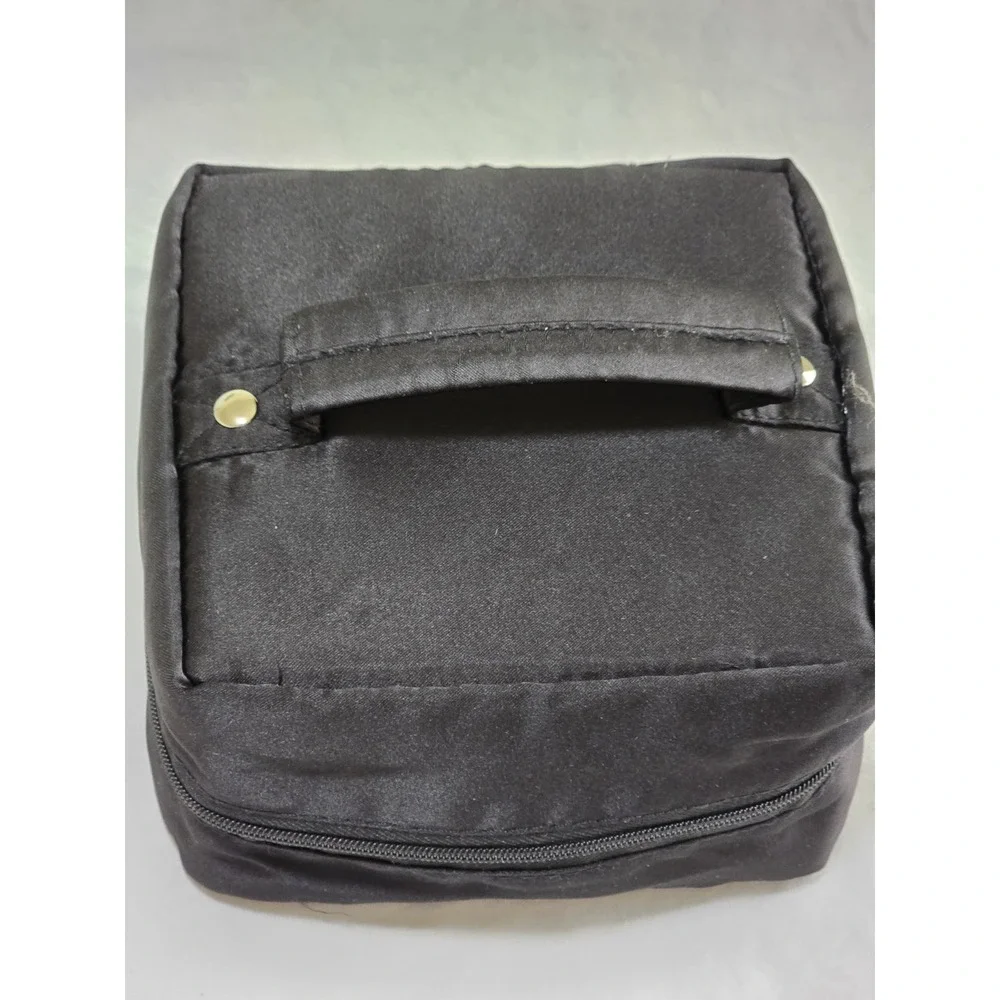 Jewelry Pouch Travel 6 Pockets Zippers Loepard Organizer‎ Handle Slick /0416